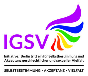 Logo Initiative Berlin tritt ein für Selbstbestimmung und Akzeptanz sexueller und geschlechtlicher Vielfalt